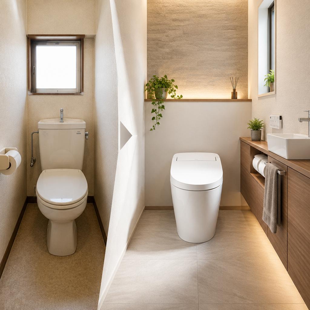 便器の交換から、空間まるごとの見直しまで。吉川市のトイレリフォームは、暮らしに寄り添う株式会社RExSTへ。