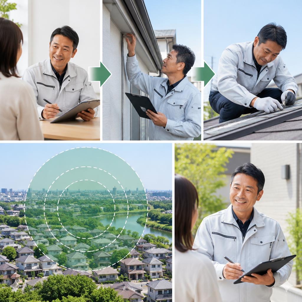 吉川市周辺へ迅速に訪問。代表が一貫して対応します